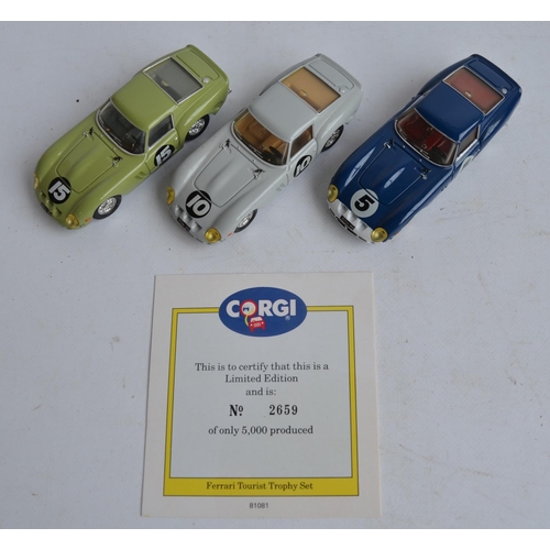 495 - Collection of diecast model cars, trucks, buses and commercial vehicles to include 1/43 scale diecas... 