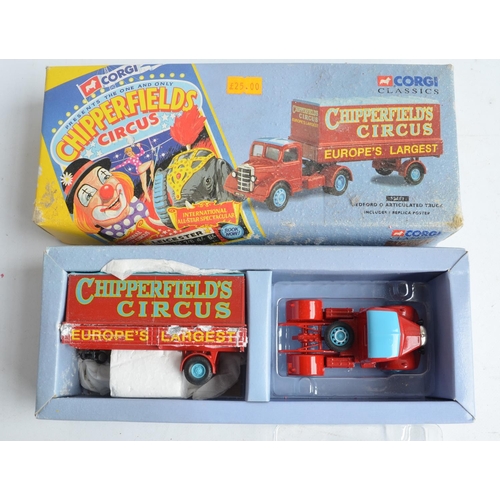 496 - Collection of Corgi Chipperfield's Circus 1/50 scale diecast model vehicles to include 31902 Foden S... 