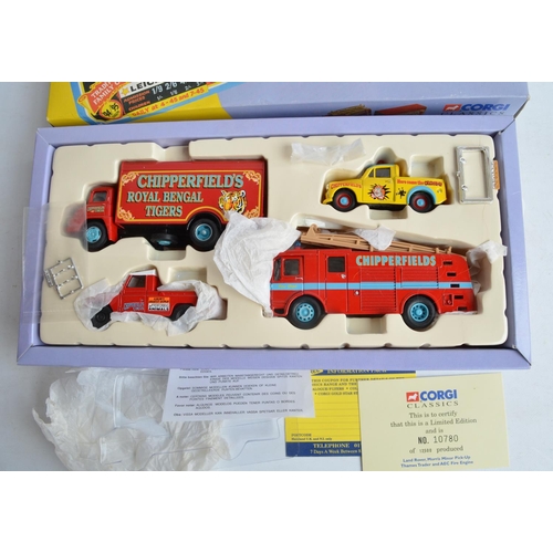 497 - Collection of Corgi 1/50 scale diecast circus vehicles to include Chipperfield's Circus and Tuby's F... 