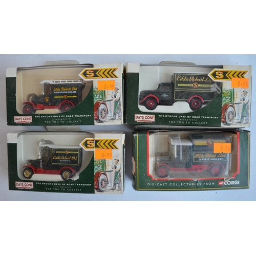 500 - Collection of diecast Eddie Stobart themed model vehicles in 1/50 and 1/43 scales from Corgi and Lle... 