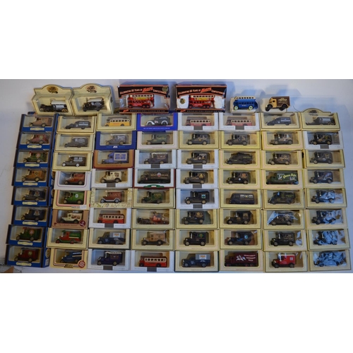 506 - Seventy boxed diecast Lledo model vehicles to include collieries, Tea, RNLI, Lilliput Lane, The Gold... 