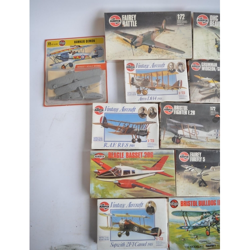 511 - Thirty Nine unbuilt/unstarted plastic model kits to include 37 1/72 scale Airfix kits of varying typ... 