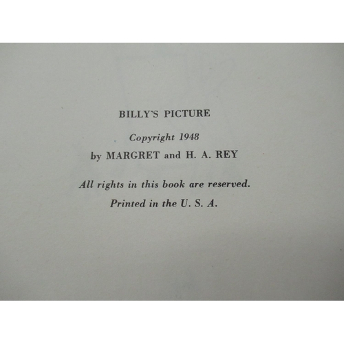 64 - Rey (Margret) & (H.A.) - Billy's Picture, Harper & Brothers 1948, signed hardback, a/f