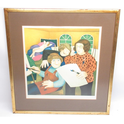 69 - Cook (Beryl 1926-2008) British, 'The Art Class ', signed print, stamped AFK, published by The Alexan... 