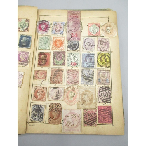 205 - Stamp album cont. early C20th British and European stamps