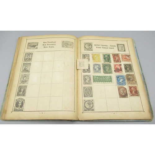 205 - Stamp album cont. early C20th British and European stamps