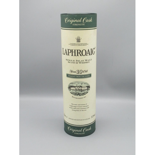 1282 - Laphroaig 10 Year Old Original Cask Strength, Single Islay Malt Scotch Whisky, 1litre 57.3%vol, in t... 