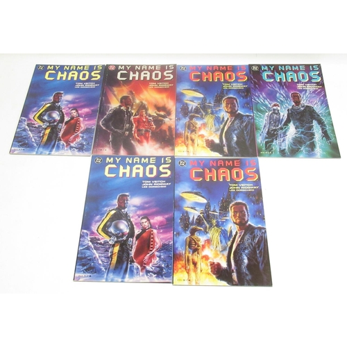 285 - DC My Name is Chaos - #1-4 and #1 & 3 signed by John Ridgway (6)