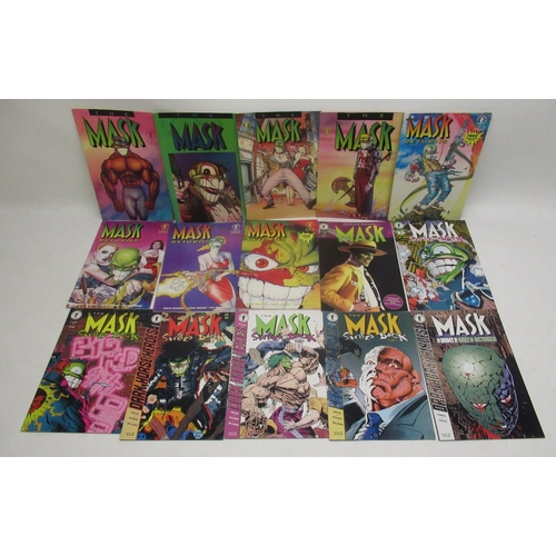 290 - Dark Horse Comics The Mask - The Mask #0,1,2 & 4 of 4 issue mini-series, The Mask Returns 4 part min... 