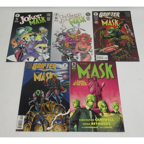 290 - Dark Horse Comics The Mask - The Mask #0,1,2 & 4 of 4 issue mini-series, The Mask Returns 4 part min... 