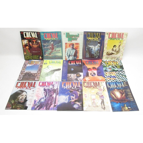 295 - Dark Horse Comics - Cheval Noir issues #1-14,16-18,21,23-26,28-44 & 46-49, Ghost Exhuming Elisa pape... 