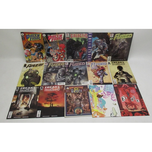 298 - Large collection of Dark Horse Comics inc. The Guide to Dark Horse Comics by Charles W.Rozanski 1st ... 