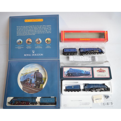 536 - Three OO gauge Class 4 electric train models to include Bachmann 31-954 60009 Sir Nigel Gresley in B... 