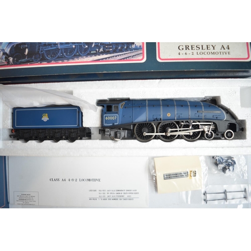 536 - Three OO gauge Class 4 electric train models to include Bachmann 31-954 60009 Sir Nigel Gresley in B... 