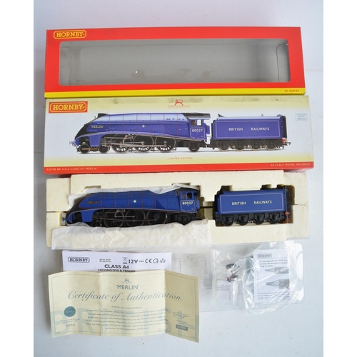 544 - Hornby OO gauge limited edition DCC Ready R2798 Class A4 60027 Merlin electric train model (684/1000... 