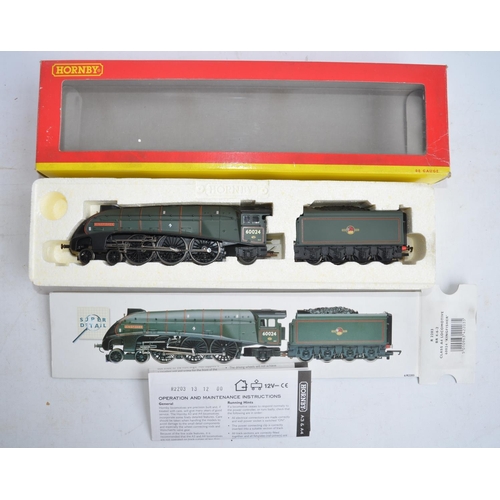 545 - Hornby OO gauge Super Detail R2203 Class A4 60024 Kingfisher electric train model in near mint condi... 