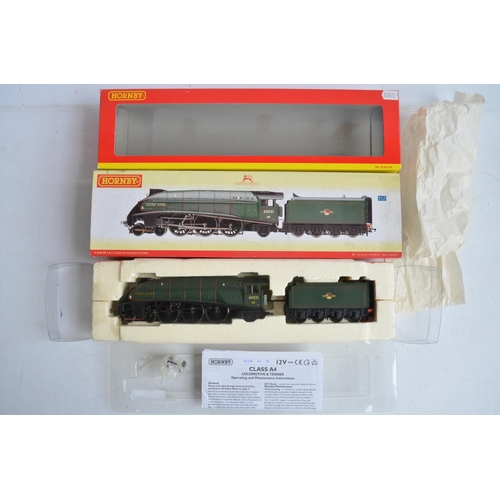 549 - Three OO gauge Class A4 electric train models to include Hornby DCC Ready R2340 BR 60031 Golden Plov... 