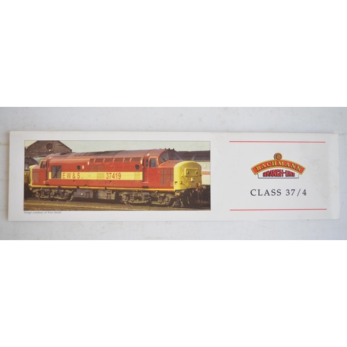 557 - Bachmann OO gauge 32-382 DCC Ready Class 37/4 Diesel 37410 BR Blue/Large Logo 