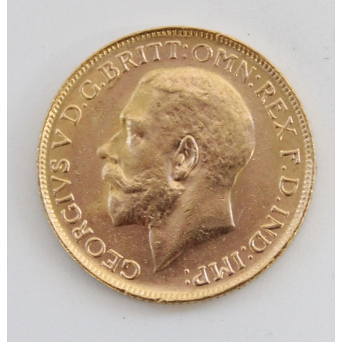 346 - Geo. V 1918 gold sovereign
