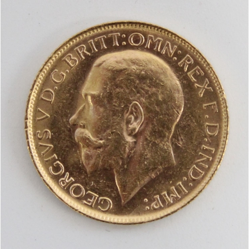 348 - Geo. V 1918 gold sovereign