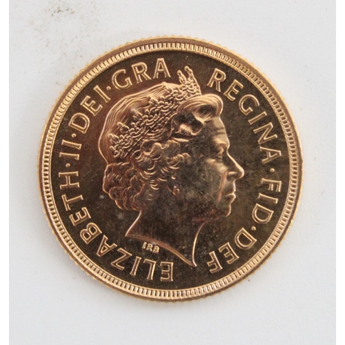 350 - ERII 2000 gold sovereign