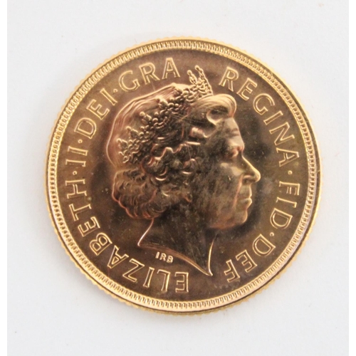 353 - ERII 2003 gold sovereign