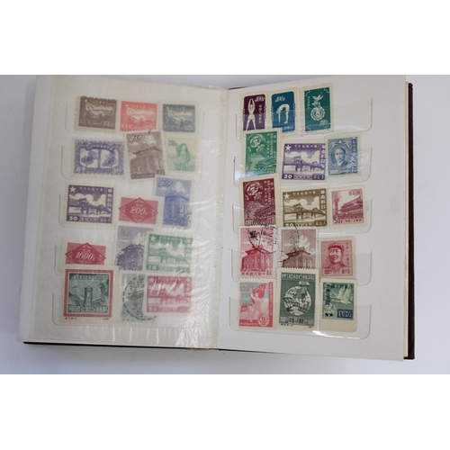 311 - Selection of all world stamp albums and folders of commem and defin, majority used (qty)