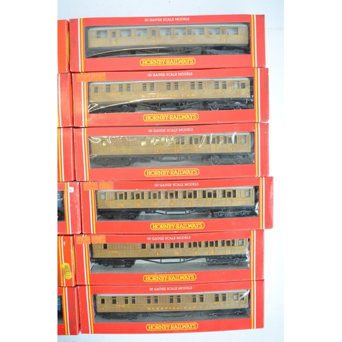 568 - Collection of OO gauge Hornby railway carriages to include 6 boxed LNER teak carriages and 6 boxed L... 