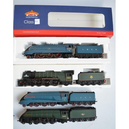 560 - Collection of previously run OO gauge electric steam train models to include Bachmann 31-952 Class A... 