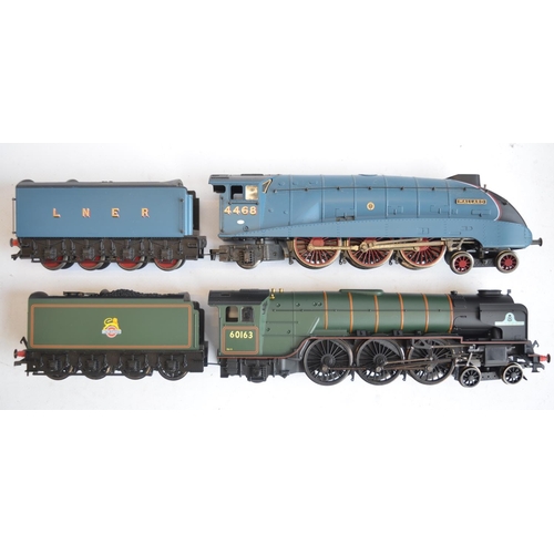 560 - Collection of previously run OO gauge electric steam train models to include Bachmann 31-952 Class A... 