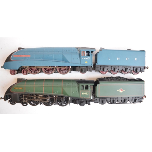 560 - Collection of previously run OO gauge electric steam train models to include Bachmann 31-952 Class A... 