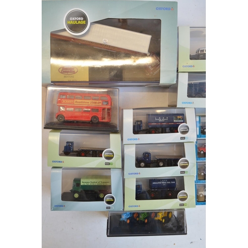 579 - 36 cased OO gauge (1/76 scale) vehicle models by Oxford Diecast, Cararama, BT Models and Hornby to i... 