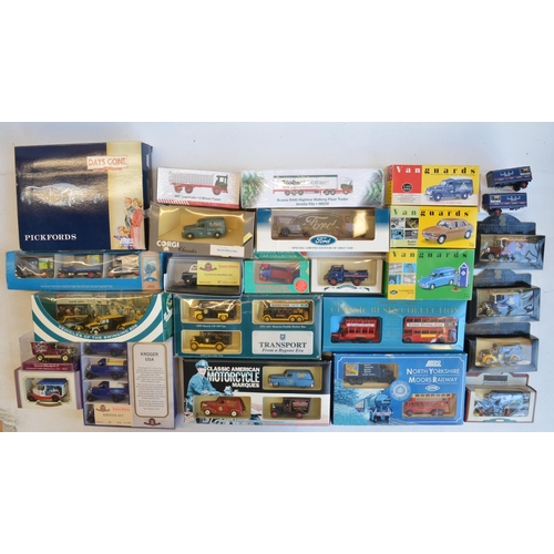 580 - Collection of boxed and unboxed model vehicles, various scales and manufacturers to include Lledo, O... 