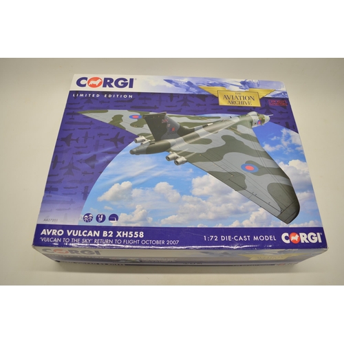 592 - A boxed Corgi Aviation Archive 1/72 Avro Vulcan B2 XH558 'Vulcan To The Sky, Return To Flight Octobe... 