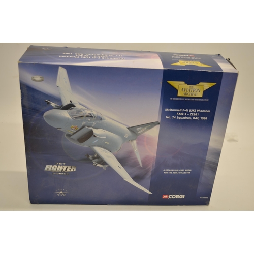 601 - Boxed Corgi Aviation Archive AA33202, 1/72 McDonnell Douglas F-4J(UK), F.Mk.3, ZE361, 74 Sqn, RAF Wa... 