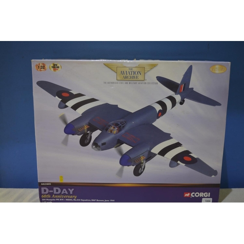 603 - A boxed Corgi Aviation Archive 1/32 scale DeHavilland Mosquito PRXVI, 544 Sqn, RAF Benson, June 1944... 