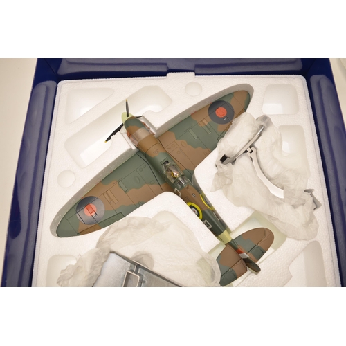 605 - A boxed Corgi Aviation Archive 1/32 scale Supermarine Spitfire MkIIA, P7966 D-0B, Douglas Bader (mod... 