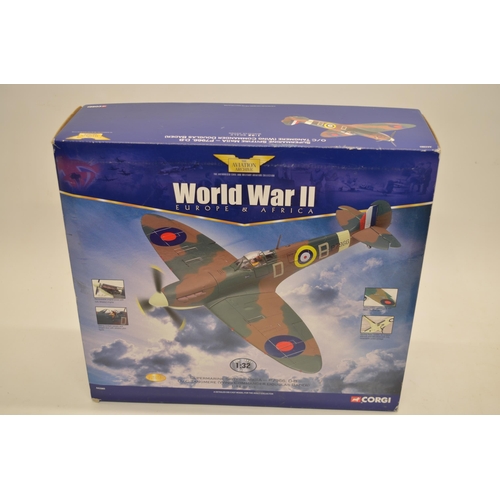 605 - A boxed Corgi Aviation Archive 1/32 scale Supermarine Spitfire MkIIA, P7966 D-0B, Douglas Bader (mod... 