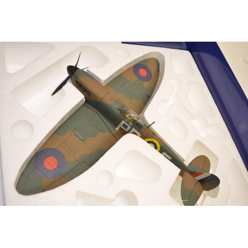 606 - A boxed Corgi Aviation Archive 1/32 scale Supermarine Spitfire Mk.1A, X4590/PR-F, 609 Sqn, Royal Air... 