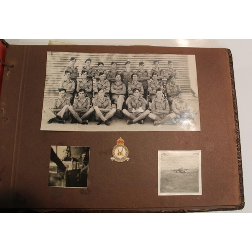 26 - Two albums containing a large quantity of photographs showing military life and operations in post W... 