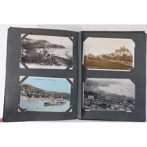 331 - Early C20th Postcard album containing mainly Royal Navy related photos and RPPCs c1915 to 1921 incl.... 