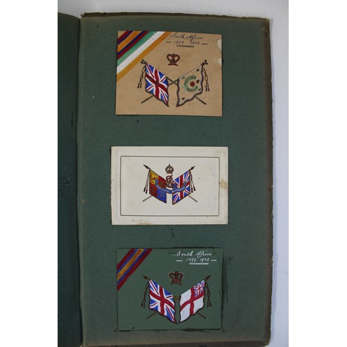 331 - Early C20th Postcard album containing mainly Royal Navy related photos and RPPCs c1915 to 1921 incl.... 