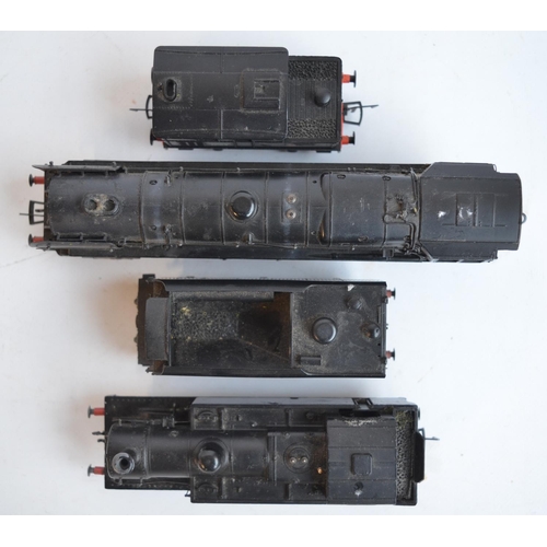 563 - Three OO gauge electric train models to include Bachmann 32-858DC (DCC On Board) weathered Class 9F ... 