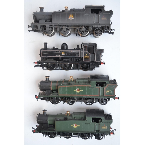 564 - Four OO gauge electric steam train models from Bachmann to include DCC On Board 32-076DC etc. All lo... 