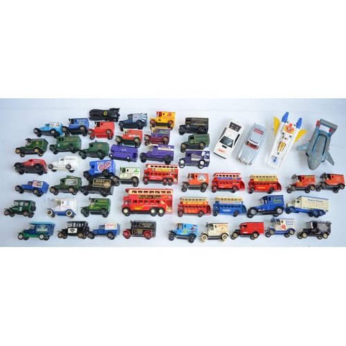 584 - Collection of diecast vehicles to include Lledo, vintage Corgi 007 submersible Lotus Esprit, Aston M... 