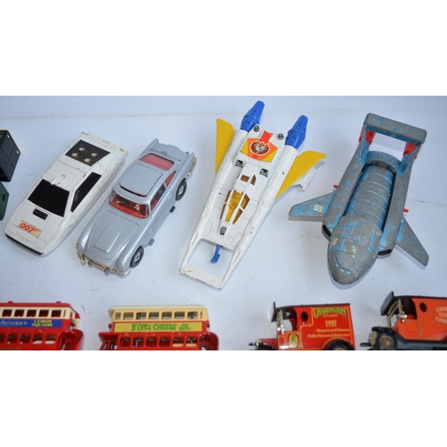 584 - Collection of diecast vehicles to include Lledo, vintage Corgi 007 submersible Lotus Esprit, Aston M... 