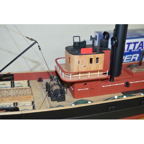 Large well built and detailed radio controlled model trawler 