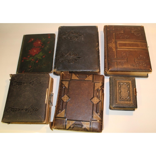 479A - Large collection of family photograph of mainly late Victorian era. Five leather bound albums and lo... 