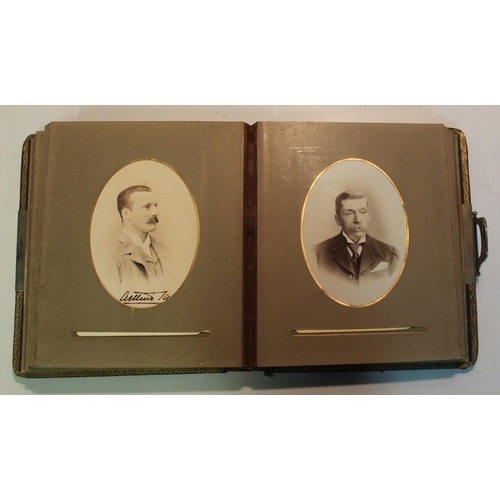 479A - Large collection of family photograph of mainly late Victorian era. Five leather bound albums and lo... 