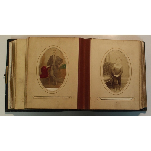 479A - Large collection of family photograph of mainly late Victorian era. Five leather bound albums and lo... 